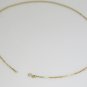 14K SOLID YELLOW GOLD BOX LINK ITALIAN CHAIN NECKLACE 1.5MM 18"+ 3.2GR ~FREE S&H
