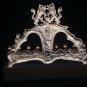 BEAUTIFUL SILVER PLATED HANUKKAH MENORAH JERUSALEM HANUKIA - NEW NEVER USED!