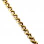 ELEGANT 14K YELLOW GOLD & 1.12 TCW DIAMOND SWIRL TENNIS BRACELET 16.2 GRAMS ~NEW