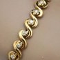 ELEGANT 14K YELLOW GOLD & 1.12 TCW DIAMOND SWIRL TENNIS BRACELET 16.2 GRAMS ~NEW