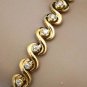 ELEGANT 14K YELLOW GOLD & 1.12 TCW DIAMOND SWIRL TENNIS BRACELET 16.2 GRAMS ~NEW