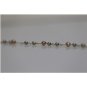 14K SOLID YELLOW GOLD & MULTI COLORED DIAMOND CUT BALL / BEADS BRACELET ~ UNIQUE