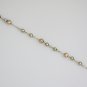 14K SOLID YELLOW GOLD & MULTI COLORED DIAMOND CUT BALL / BEADS BRACELET ~ UNIQUE