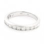 BEAUTIFUL 10K WHITE GOLD 1.25 TCW ROUND DIAMOND ETERNITY BAND RING ~ H/I2