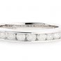 BEAUTIFUL 10K WHITE GOLD 1.25 TCW ROUND DIAMOND ETERNITY BAND RING ~ H/I2