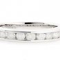BEAUTIFUL 10K WHITE GOLD 1.25 TCW ROUND DIAMOND ETERNITY BAND RING ~ H/I2