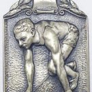 VERY RARE 1934 ST. ANN'S SR H.N.S. TRACK & FIELD 2ND PLACE CHAMPION SILVER MEDAL
