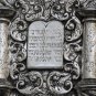 LUXURIOUS SOLID 925 STERLING SILVER TORAH SCROLL BREAST PLATE JUDAICA CHOSHEN