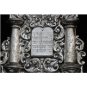 LUXURIOUS SOLID 925 STERLING SILVER TORAH SCROLL BREAST PLATE JUDAICA CHOSHEN