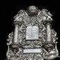 LUXURIOUS SOLID 925 STERLING SILVER TORAH SCROLL BREAST PLATE JUDAICA CHOSHEN