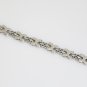 ELEGANT 14K WHITE GOLD & 1.10 TCW DIAMOND LINKS X TENNIS BRACELET ~HEAVY 18.5GR!