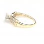 ESTATE 14K SOLID YELLOW GOLD 0.30TCW MARQUISE DIAMOND ENGAGEMENT RING ~ FREE S&H