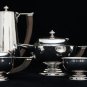 HARD TO FIND VINTAGE ART DECO 5PC MEXICAN STERLING SILVER COFFEE TEA SET ALADDIN