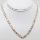 MADE IN ITALY M 925 STERLING SILVER DIAMOND CUT V POINTED CHOKER NECKLACE -NICE
