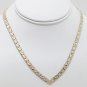 MADE IN ITALY M 925 STERLING SILVER DIAMOND CUT V POINTED CHOKER NECKLACE -NICE