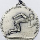 VERY RARE 1936 MANUAL TRAINING H.S. TRACK & FIELD RELAY STERLING SILVER MEDAL