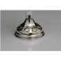 VINTAGE HAZORFIM SOLID 800 SILVER JUDAICA L'CHOVOD SHABBOS KIDDUSH CUP GOBLET