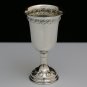 VINTAGE HAZORFIM SOLID 800 SILVER JUDAICA L'CHOVOD SHABBOS KIDDUSH CUP GOBLET