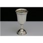 VINTAGE HAZORFIM SOLID 800 SILVER JUDAICA L'CHOVOD SHABBOS KIDDUSH CUP GOBLET