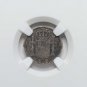 1896 PGV PUERTO RICO 5 CENT SILVER COIN KM#20 NGC VF DETAILS LOW MINT 1 YR TYPE!