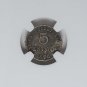 1896 PGV PUERTO RICO 5 CENT SILVER COIN KM#20 NGC VF DETAILS LOW MINT 1 YR TYPE!