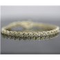 CLASSIC SOLID 14K YELLOW GOLD DIAMOND CUT LINK TENNIS BRACELET -7" LENGTH 7.7GR