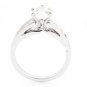 BEAUTIFUL 14K WHITE GOLD 1.97 TCW PEAR SHAPE DIAMOND ENGAGEMENT RING ~ FREE S&H
