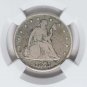 RARE 1875 CC CARSON CITY SEATED LIBERTY NGC VG10 20 CENTS SILVER COIN ~LOW MINT!