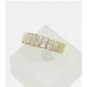 14k SOLID YELLOW GOLD .75CT PRINCESS CUT DIAMOND ANNIVERSARY COCKTAIL BAND RING