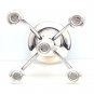 EARLY 20TH CENTURY ITALIAN SOLID 800 NON STERLING SILVER 5 BRANCH CANDELABRA