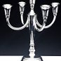 EARLY 20TH CENTURY ITALIAN SOLID 800 NON STERLING SILVER 5 BRANCH CANDELABRA