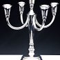 EARLY 20TH CENTURY ITALIAN SOLID 800 NON STERLING SILVER 5 BRANCH CANDELABRA