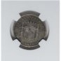 1895 PGV PUERTO RICO 20 CENT SILVER COIN KM#22 NGC VF DETAILS ~ ONE YEAR TYPE!