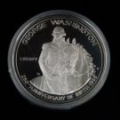 U.S. MINT 1982 S GEORGE WASHINGTON SILVER PROOF COMMEMORATIVE HALF DOLLAR COIN