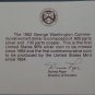 U.S. MINT 1982 S GEORGE WASHINGTON SILVER PROOF COMMEMORATIVE HALF DOLLAR COIN
