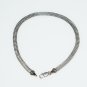 14K SOLID WHITE GOLD 4MM ITALIAN LINK BRACELET BY MILOR ITALY ~ 7.5" ~ 3.6 GRAMS