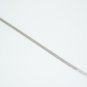 14K SOLID WHITE GOLD 4MM ITALIAN LINK BRACELET BY MILOR ITALY ~ 7.5" ~ 3.6 GRAMS