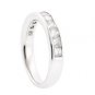 18K WHITE GOLD PRINCESS CUT DIAMOND ETERNITY ANNIVERSARY BAND RING 1.60 CT G/VS2