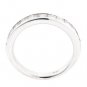 18K WHITE GOLD PRINCESS CUT DIAMOND ETERNITY ANNIVERSARY BAND RING 1.60 CT G/VS2