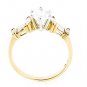 BEAUTIFUL 14K YELLOW GOLD 1.53 TCW OVAL CUT DIAMOND ENGAGEMENT RING ~ FREE S&H
