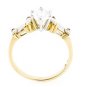 BEAUTIFUL 14K YELLOW GOLD 1.53 TCW OVAL CUT DIAMOND ENGAGEMENT RING ~ FREE S&H