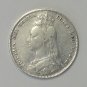 Great Britain / UK / England 1892 Victoria one 1 Shilling Silver Coin GRT DETAIL