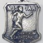 RARE NJSIAA CHAMPIONSHIP CATHEDRAL H.S. 1936 TRACK & FIELD SILVER MEDAL AWARD ST