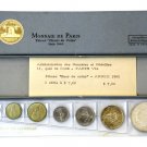 FLEUR DE COINS ANNEE 1965 MONNAIE DE PARIS ORIGINAL MINT SET 2 SILVER FDC COINS