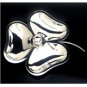 UNIQUE & MODERN 925 STERLING SILVER 3 COMPARTMENT CANDY RELISH PLATTER / DISH