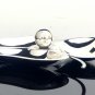 UNIQUE & MODERN 925 STERLING SILVER 3 COMPARTMENT CANDY RELISH PLATTER / DISH