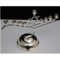 VINTAGE MEXICO 1960's 925 STERLING SILVER MODERNIST JUDAICA ART MENORAH ~ A+