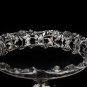 MAGNIFICENT MILAN ITALY STERLING SILVER LARGE 12" FLORAL CAKE PIE PLATTER STAND