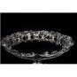 MAGNIFICENT MILAN ITALY STERLING SILVER LARGE 12" FLORAL CAKE PIE PLATTER STAND