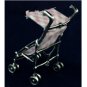 925 SOLID Sterling Silver Decorative Art Dollhouse miniature Baby Girl Stroller